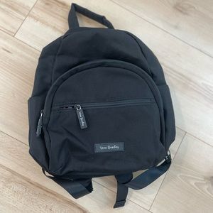 Vera Bradley Black Mini Backpack